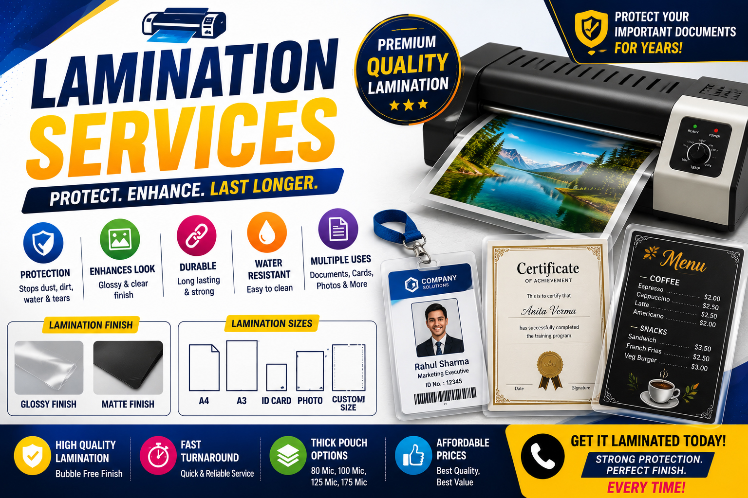 Lamination